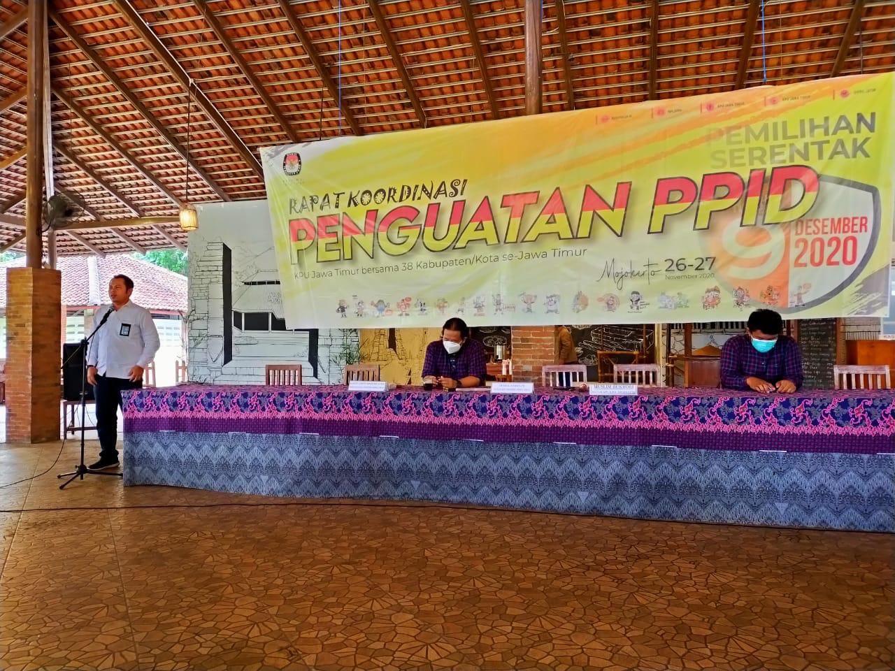 Rapat Koordinasi Penguatan PPID KPU Se-Jawa Timur Tahun 2020